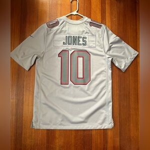 New England Patriots Mac Jones atmosphere jersey